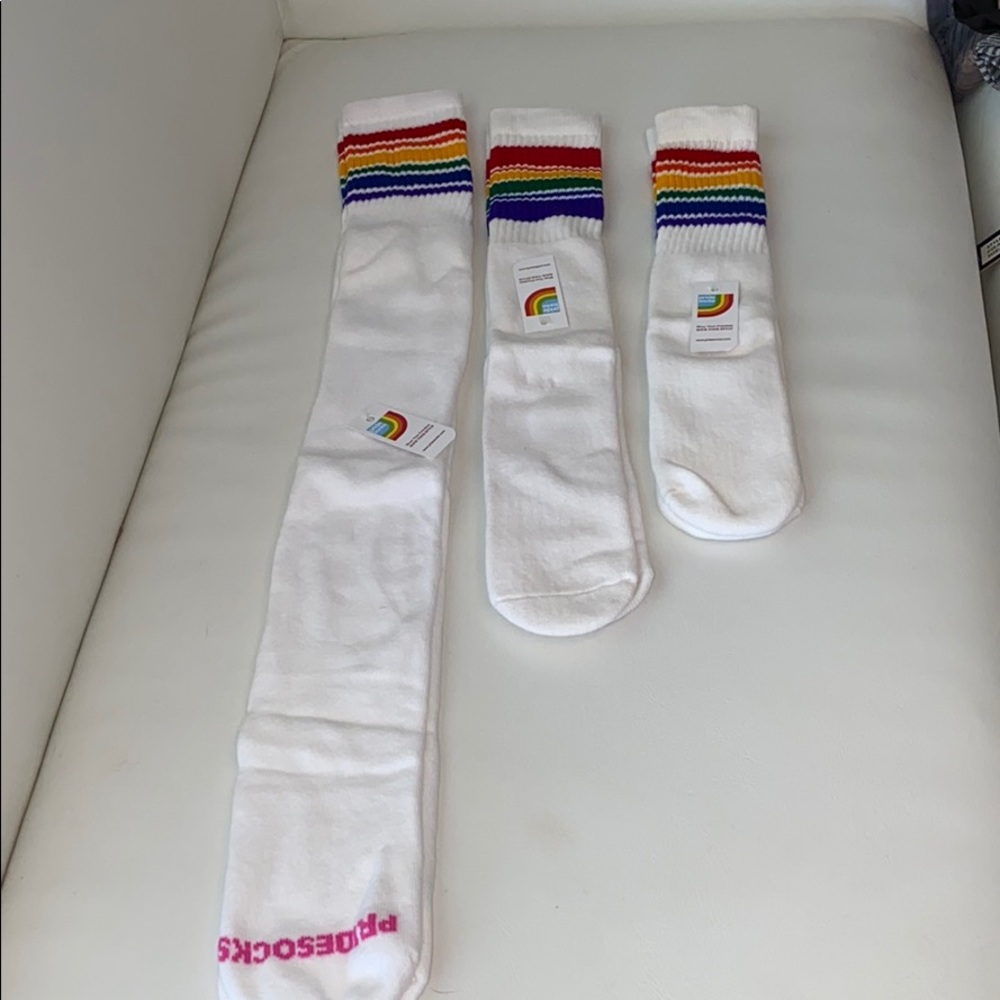 Rainbow socks set